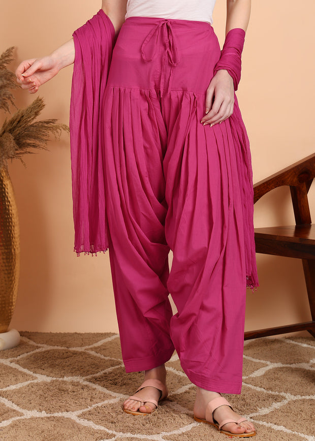 Pink Patiala Pant