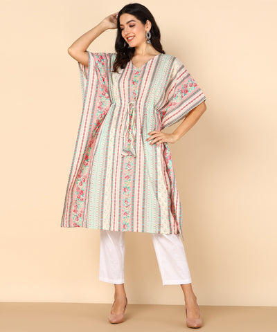 Stylish Kaftan Pure Cotton Co-ord Set