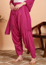 Pink Patiala Pant