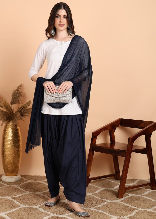 Navy Blue Patiala Pant