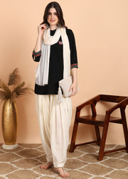 Cream White Patiala Pant