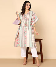 Stylish Kaftan Pure Cotton Co-ord Set