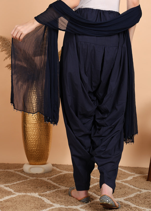 Navy Blue Patiala Pant