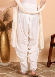 White Patiala Pant