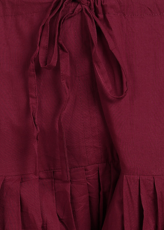 Maroon Patiala Pant